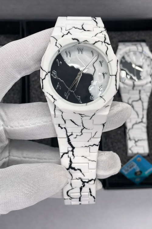 Marble Arabic Watch